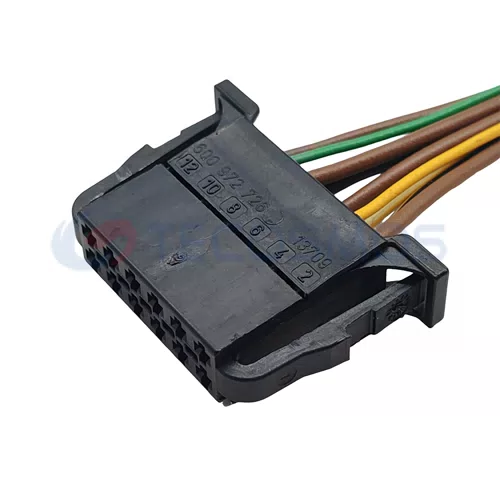 Waterproof Wire Connector Cable Harness Automotive Housing Connector for Volkswagen Audi 12pin Female 3B0972726 - image 3